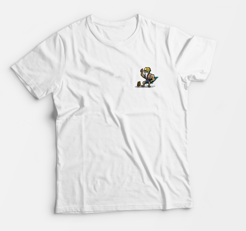 Pixel Buff Guy logo T-Shirt
