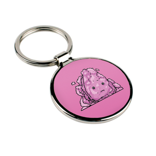 Pink Monster Keychain
